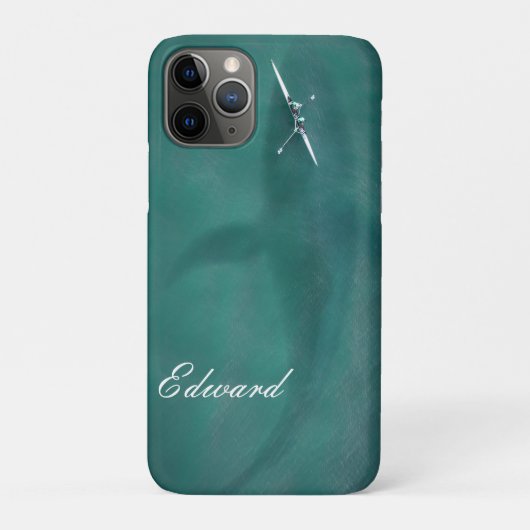 船中鯨一人で海に行くな Case-Mate iPhoneケース (裏)