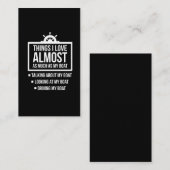 船主のおもしろいユーモアが船長 名刺 (正面/裏面)