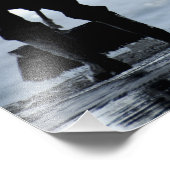 船乗りが格納庫の湾を掃き出す フォトプリント            (角)