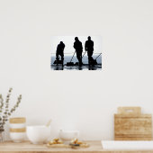 船乗りが格納庫の湾を掃き出す ポスター (キッチン)