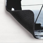 船乗りが格納庫の湾を掃き出す マウスパッド (コーナー)