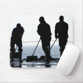 船乗りが格納庫の湾を掃き出す マウスパッド (マウス)
