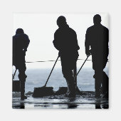 船乗りが格納庫の湾を掃き出す マグネット (正面)