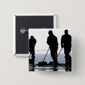 船乗りが格納庫の湾を掃き出す 缶バッジ (正面&裏面)