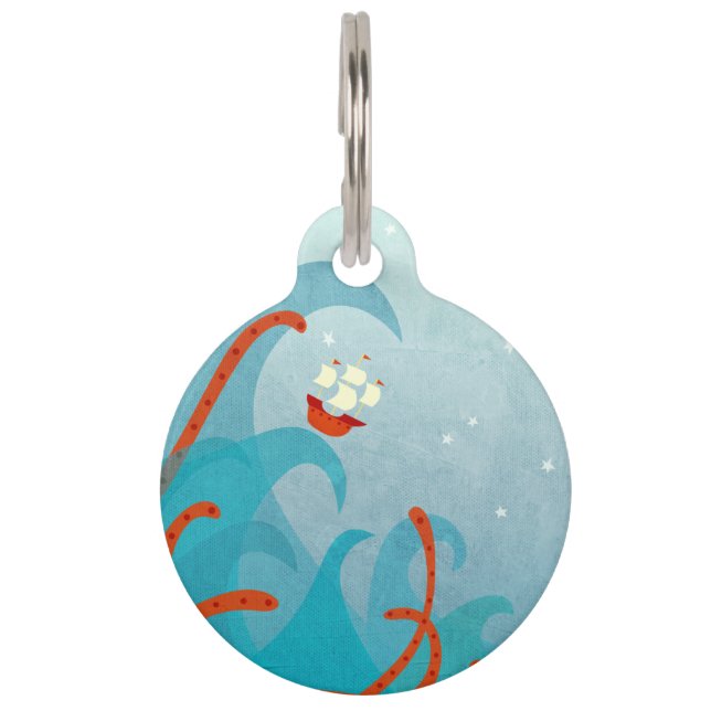 船乗りのおもしろいが悪い航海の ペット　ネームタグ (正面)