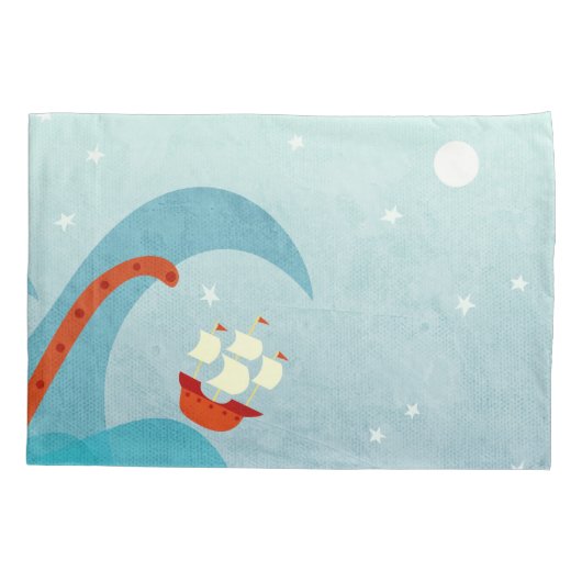 船乗りの一日 枕カバー (裏面-左)