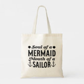 船乗りの人魚の口の魂 トートバッグ (裏面)