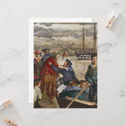 船乗りの恋人と妻 カード (正面/裏面インサイチュ)