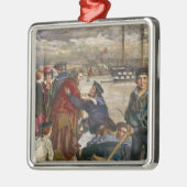 船乗りの恋人と妻(ジョン・リー) メタルオーナメント (左)