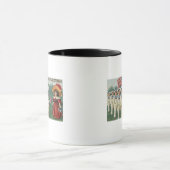 船乗りの格好で行進する少年 マグカップ (中央)