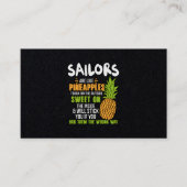 船乗りはパイナップルのようだ。 名刺 (正面)