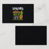 船乗りはパイナップルのようだ。 名刺 (正面/裏面)