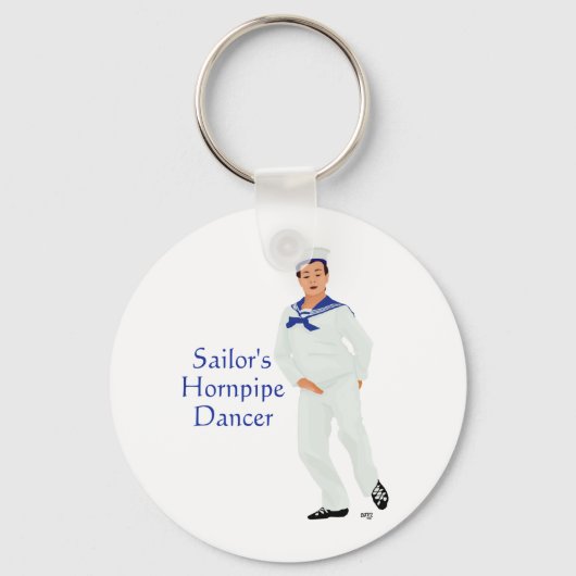 船乗りホルンパイプハイランドダンサー キーホルダー (正面)