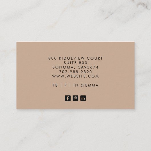 船乗り仕立て 名刺 (裏面)