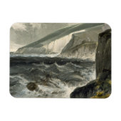 船乗り小屋から海老の近のまわりにく素晴らし マグネット (横)