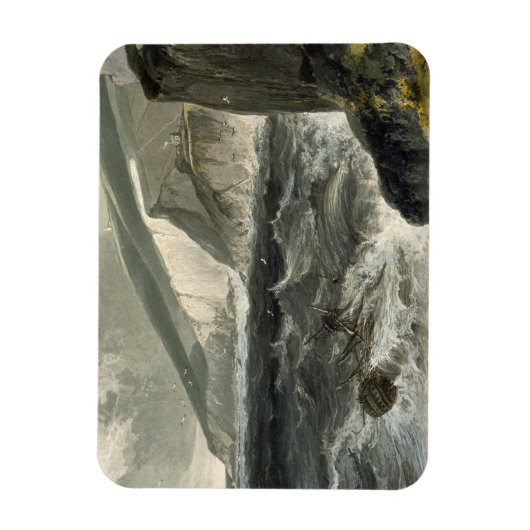 船乗り小屋から海老の近のまわりにく素晴らし マグネット (縦)