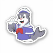 船乗り船員としての封印 シール (正面)