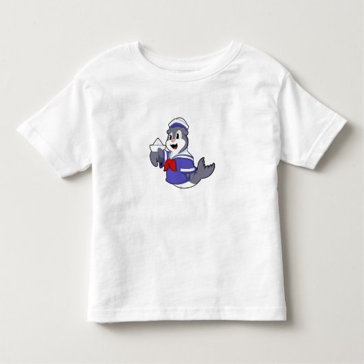 船乗り船員としての封印 トドラーTシャツ (正面)