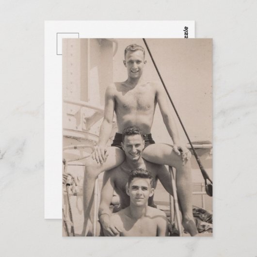 船乗り3 ポストカード (正面/裏面)