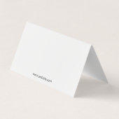 船乗り |ワードローブデザイナー 名刺 (裏面)