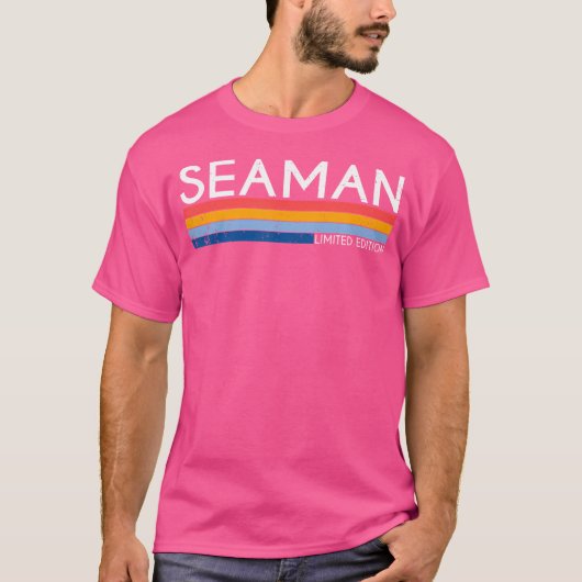 船乗り 女性 男性 仕事 職業 Tシャツ (正面)
