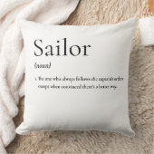 船乗り、真の定義 クッション (ブランケット)