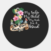 船乗誇りを持ったりママNaの母誇りを持った海軍 ラウンドシール (正面)