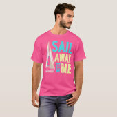 船乗遠くにり船乗り Tシャツ (正面フル)