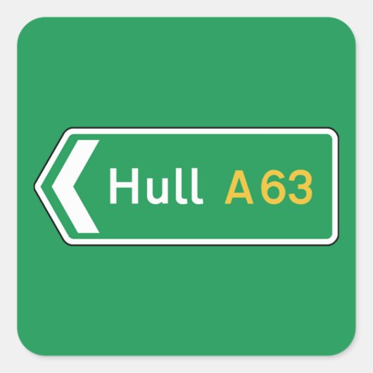 船体，英国道路標識 スクエアシール (正面)