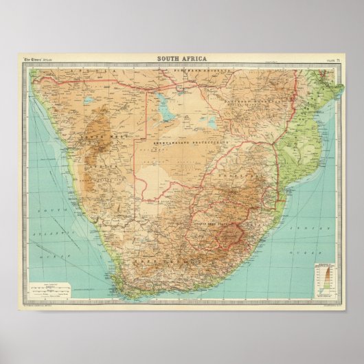 船便のある南アフリカ ポスター (正面)