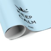 船保に乗って穏やかでカヤックな人 ラッピングペーパー (ロールコーナー)