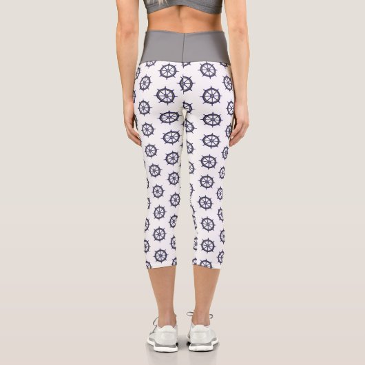 船内陸海軍航海の船長船員 カプリレギンス (裏面)