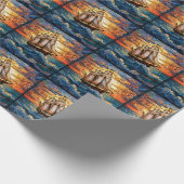 船包み紙 ラッピングペーパー (角)