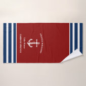 船名いかりバスタオルセット バスタオル (バスタオル)