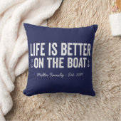 船名の方が生活が良い |海軍 クッション (ブランケット)