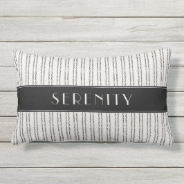 船名ピンストリ航海のープ·ブラック屋外枕 アウトドアクッション