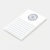 船名及び航海の寄港船の車輪 ポストイット (アングル)