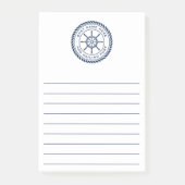 船名及び航海の寄港船の車輪 ポストイット (正面)