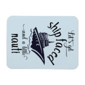 船向きステートルームのキャビンおもしろいドア マグネット (横)