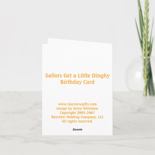 船員が少し食事を！ カード (裏面)