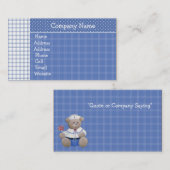 船員くまのプロフィールカード 名刺 (正面/裏面)