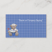 船員くまのプロフィールカード 名刺 (裏面)