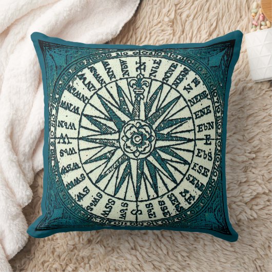 船員のコンパスの屋外の枕II クッション (ブランケット)