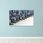 船員の低い断面図 キャンバスプリント (インサイチュ (ウッドフロア))