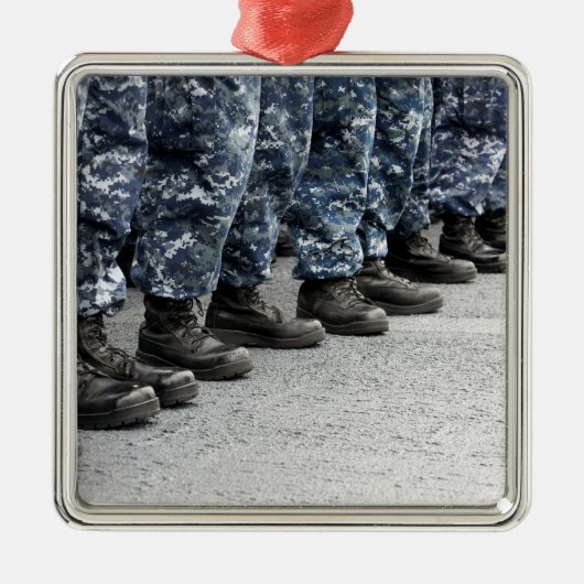 船員の低い断面図 メタルオーナメント (正面)