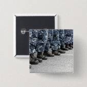 船員の低い断面図 缶バッジ (正面&裏面)