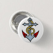 船員の入れ墨-いかり-ボタン 缶バッジ (正面&裏面)