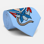 船員の女の子およびいかりの入れ墨の芸術 ネクタイ (ロール)