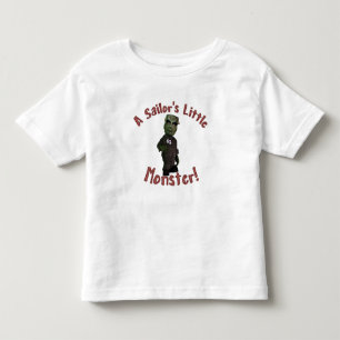 船員の小さいモンスター トドラーTシャツ