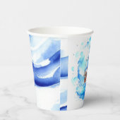 船員の歓迎：男の子航海のの赤ちゃんシャワー 紙コップ (右)